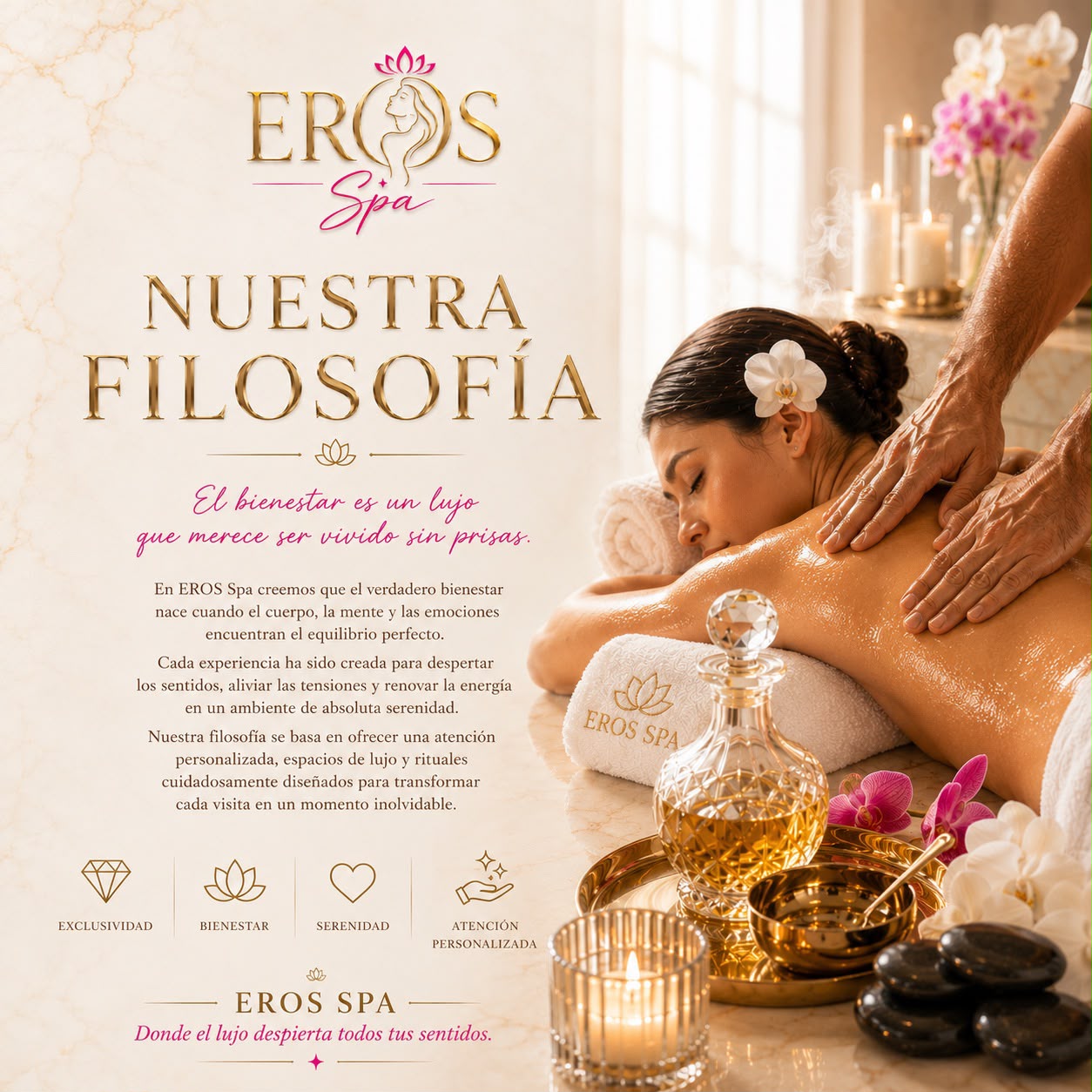 Instalaciones y ambiente de Eros Spa
